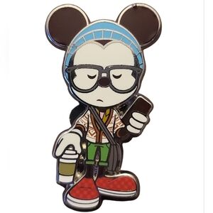 Limited Release Disney Mickey Mouse Hipster Enamel Pin